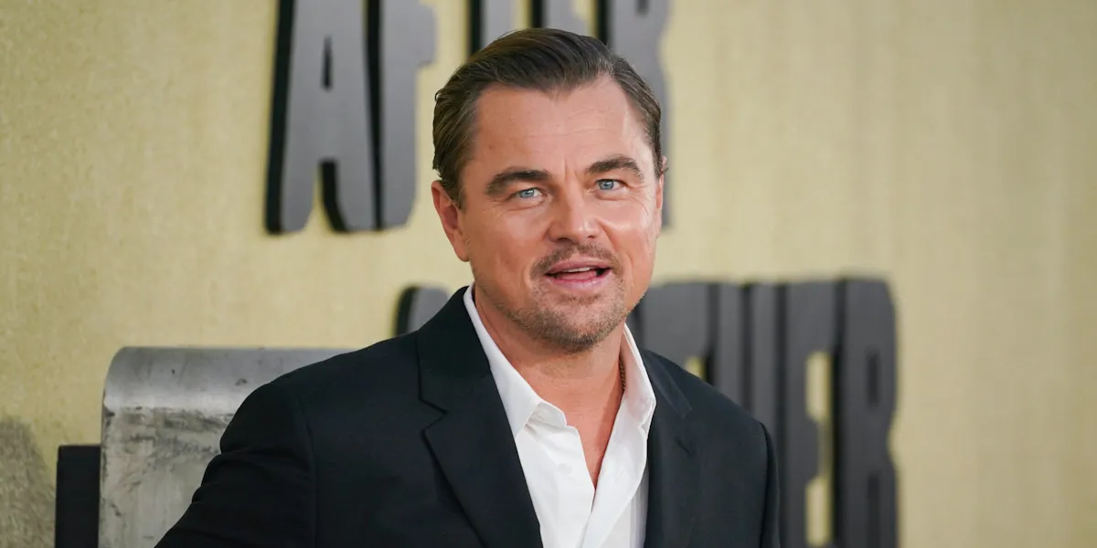 Leonardo DiCaprio at the Premiere of ONE BATTLE AFTER ANOTHER