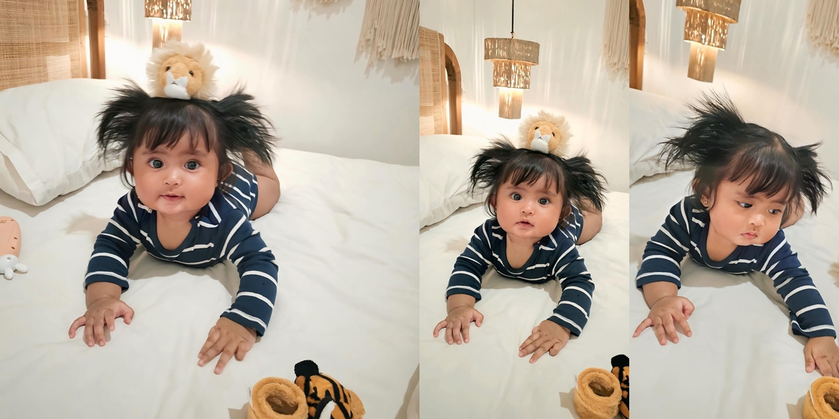 Remove WiFi Antenna, 8 Photos of Denny Caknan's Child Cunda as a Little Lion - Adorable Like a Doll