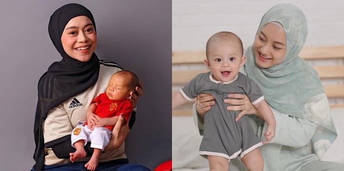 Lesti vs Dinda Hauw, Kumpulan Foto Adu Gaya Mama Muda Cantik Berhijab yang Punya Hubungan Sahabat Begitu Dekat