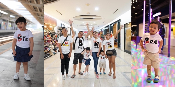 Vacation to Bangkok, Anang-Ashanty Family Wearing Matching Shirts