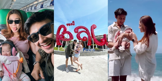 First Family Vacation, 7 Photos of Felicya Angelista and Caesar Hito Taking Their Baby to Bali - Baby Bible Adorably Aware of the Camera