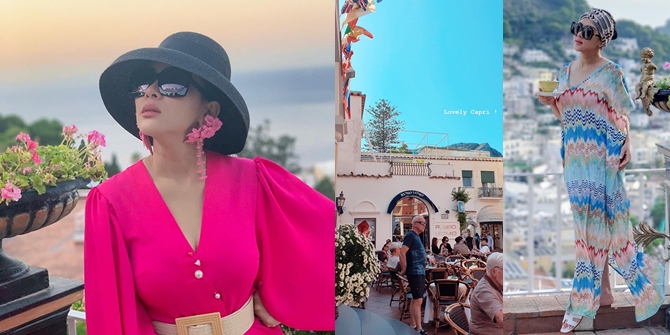 Syahrini and Reino Barack's Vacation in Capri - Italy, Double Date with Aisyahrani