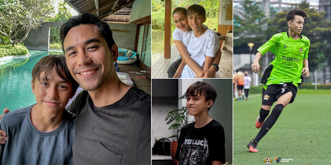 Lionel Son of Darius Sinathrya and Donna Agnesia Turns 14, Handsome Teenager Who is Skilled at Playing Soccer