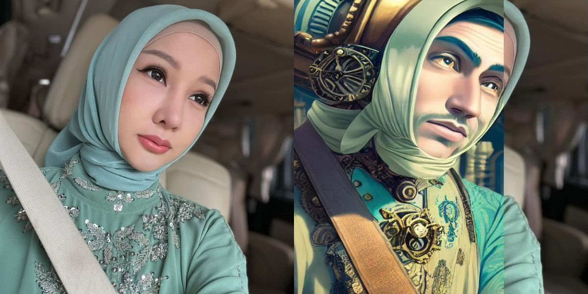 Lucinta Luna Becomes a Man, 8 Dangdut Celebrities' Photos Using AI Effect on Tiktok - Joining the Viral Trend of Checking Aura From Photos