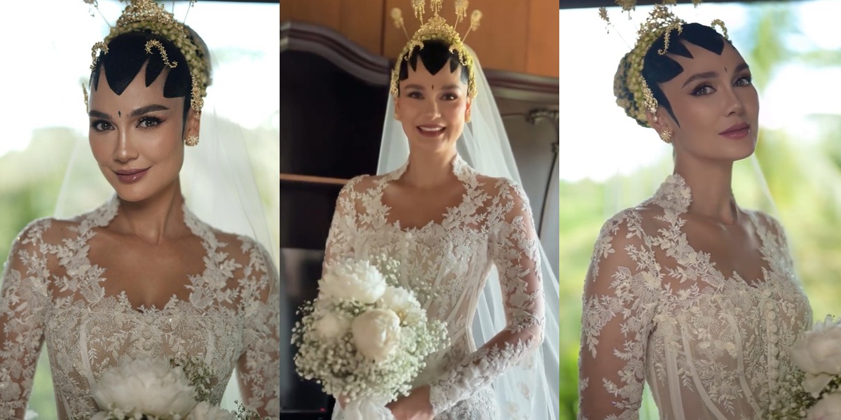 Luna Maya's Wedding Ceremony, Kebaya Details, Makeup, and Paes Radiate the Magical Aura of a Javanese Bride