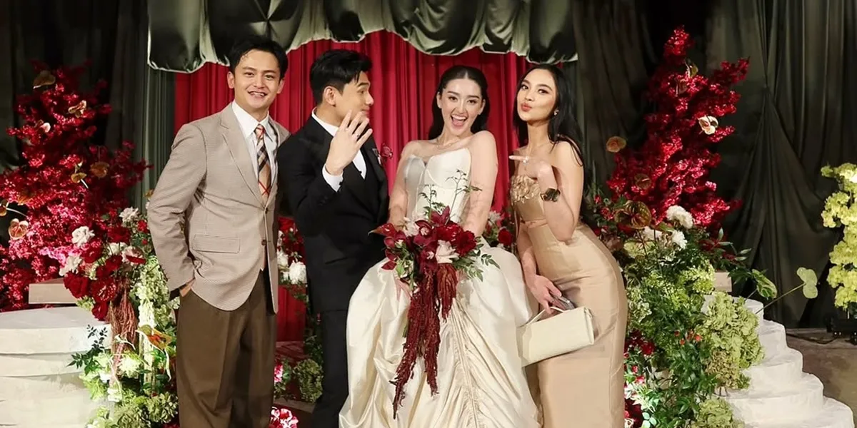 Lyodra and Randy Martin Attend Ranty Maria's Wedding, Wishing for a Quick Follow-Up