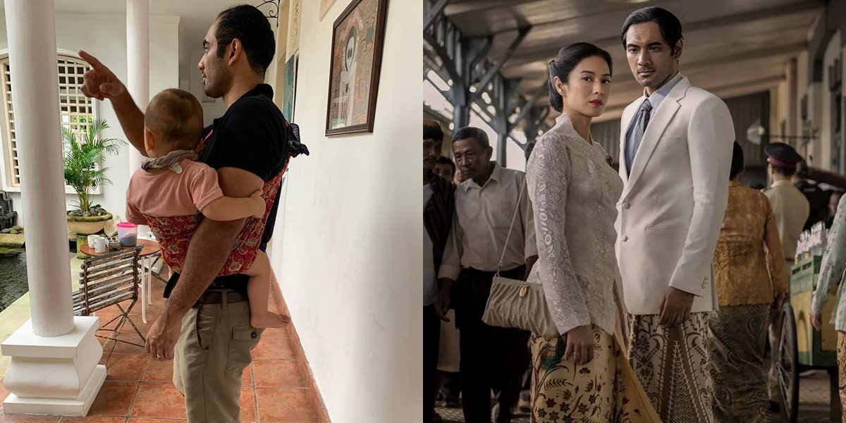 Macho When Taking Care of Children, 10 Photos of Ario Bayu vs. Dian Sastro in the Series 'GADIS KRETEK' who Turns Out to Have Been a Dishwasher