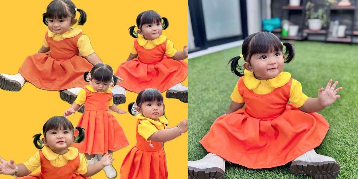 Growing Up, Cute Photos of Dek Cunda Dressed Up Adorably in OOTD Like a Squid Game Doll