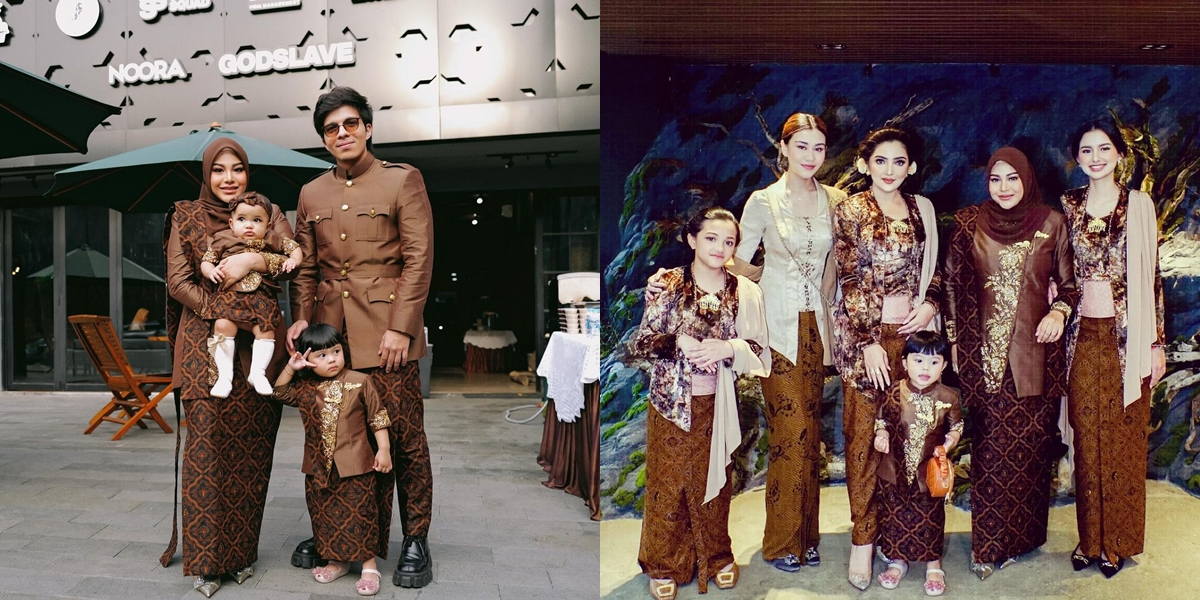 Getting Slimmer from XL to M, Here are 8 Pictures of Aurel Hermansyah at the Tedak Siten Azura Event - Beautiful Wearing Batik Kebaya