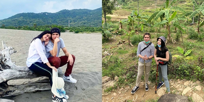 More Serious and Have Their Own Dating Style, Here Are 7 Portraits of Tissa Biani and Dul Jaelani's Romanticism Climbing Mountains and Crossing Valleys - Enjoy Exploring Nature Together