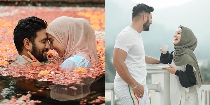 Mandi Kembang - Relax Together, Series of Photos of Ammar Zoni and Irish Bella Getting More Intimate Approaching 2 Years of Marriage