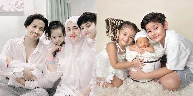 So Sweet! Series of Photos Showing the Togetherness of Fairuz A Rafiq's Children, Getting Closer with the Arrival of the New Sibling