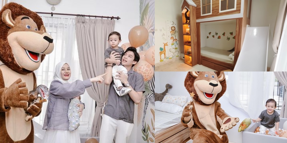 Spoiling Children, 10 Pictures of Shaka, the First Son of Dinda Hauw and Rey Mbayang's Bedroom - Complete with a Slide and a Ball Pool