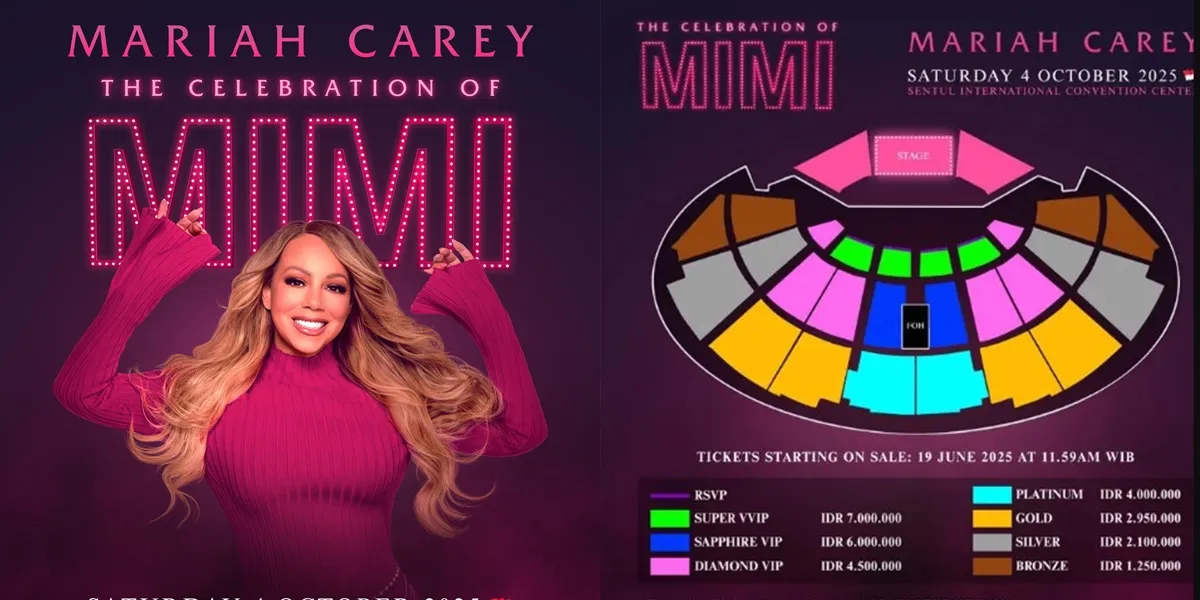 Mariah Carey Will Soon Greet Her Fans in Indonesia, Ticket Prices Up to 7 Million Rupiah