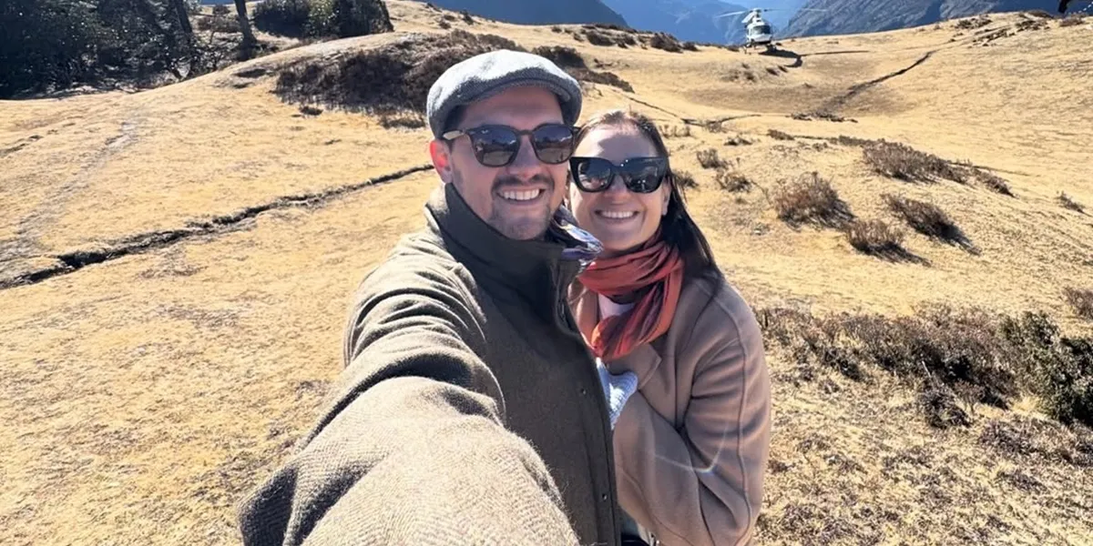 Marissa Nasution Celebrates Anniversary, Enjoys View of the World's Highest Mountain