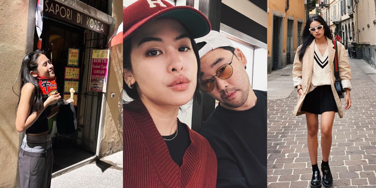 Still Delaying Having a Baby, 8 Photos of Maudy Ayunda Enjoying Vacation with Husband in Italy