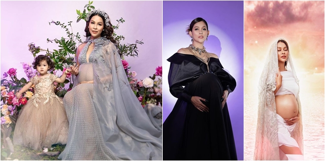 Second Maternity Shoot, Bunga Jelitha Proves Herself as a Hot Mom Despite the Growing Baby Bump