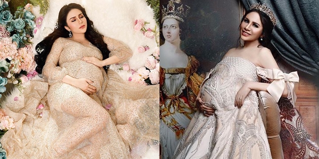 Beautiful Maternity Shoot of Momo Geisha Resembling a Fairy Tale Princess