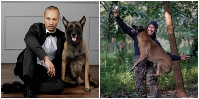 Died Due to Illness, Here are 7 Pictures of Bima Aryo with Sparta, the Beloved Dog