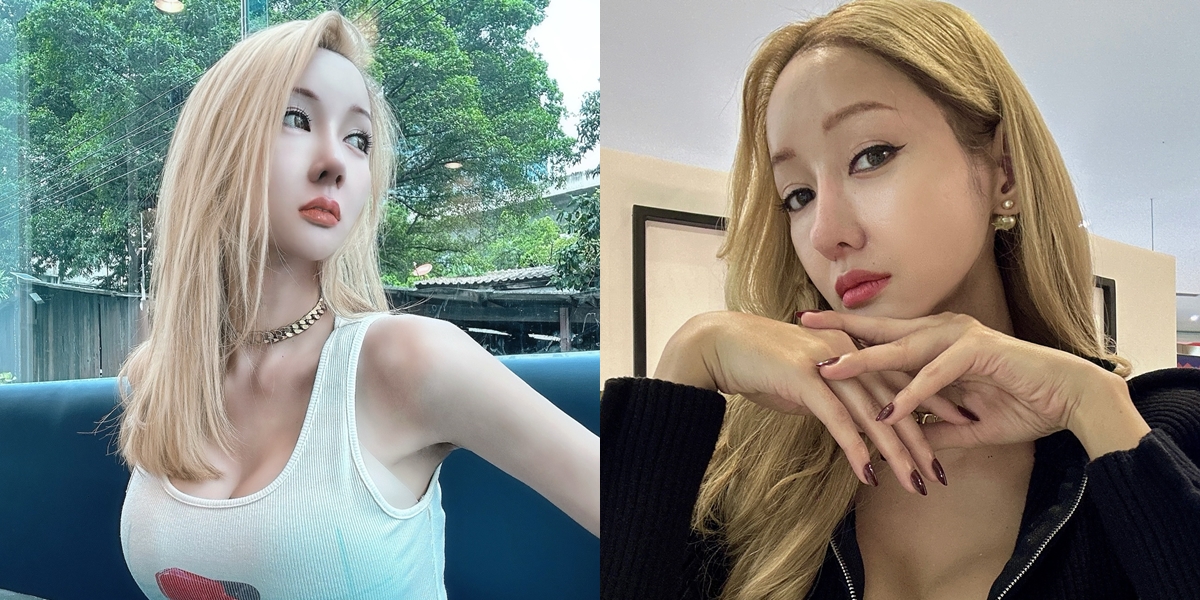 Admitting to Being Addicted to Plastic Surgery, 8 Photos of Lucinta Luna Who Now Looks Even More Like an Idol with Blonde Hair - Looking Great with Mr. World Thailand