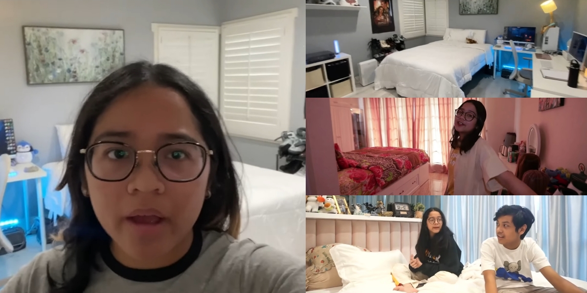 Studying Abroad, 10 Comparison Photos of Cinta Kuya's Bedroom in America and Indonesia - From Displaying Idol Posters to Now Showing Pictures of Her Boyfriend