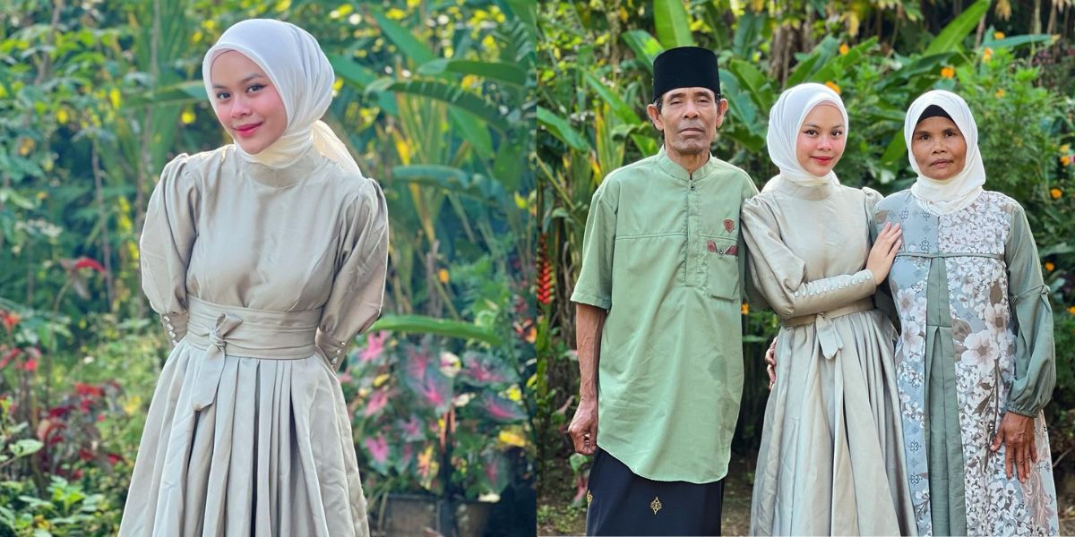 Celebrating Eid Al-Fitr with Family, Melly Lee's Outfit Gets Attention from Many Fans Who Are Distracted