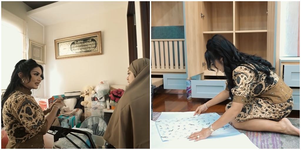 Although Super Rich, Take a Look at 11 Photos of Krisdayanti Who Shamelessly Helps Aurel Hermansyah Arrange the Baby's Room - Her Diamond Ring Becomes the Highlight