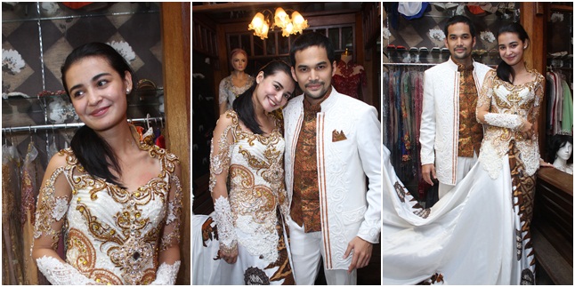 Mesranya Shireen  Sungkar  Teuku Wisnu Saat Fitting Baju  