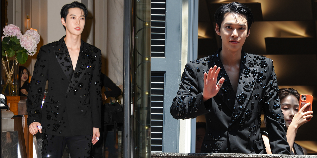 Luxurious and Classy, Check Out 8 Photos of Doyoung NCT at Dolce & Gabbana Men's SS24 Milan Fashion Week