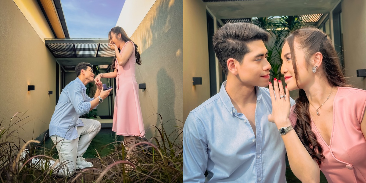 Athalla Naufal Proposes to Elina Joerg Right on Valentine's Day, Venna Melinda is Shocked