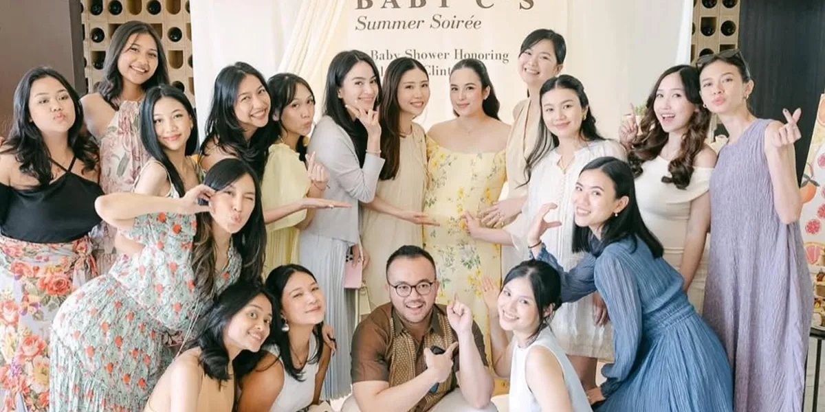  Momen Baby Shower Chelsea Islan, Konsep Summer Soiree dengan Game Seru 
