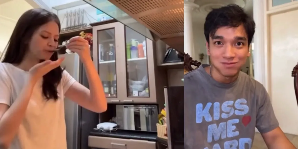 Moments of Fadly Faisal Being Cooked for by Maudy Effrosina, Praise for Its Deliciousness