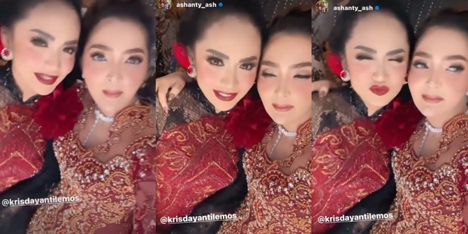 Warm Moments of Krisdayanti and Ashanty, the Happiness of Two Mothers at Their Daughter's Wedding