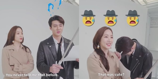 Rare Moment, Sehun EXO Embarrassed by Park Min Young for Autograph
