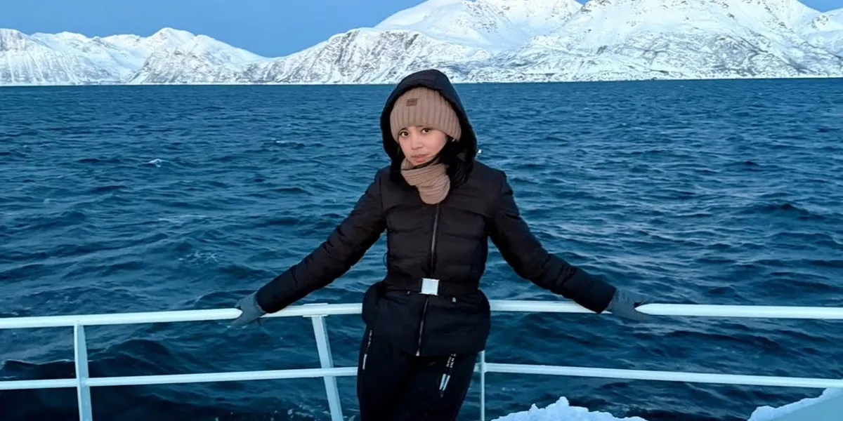 Lyodra's Moment Finally Trying Husky Sledding Ride in Norway