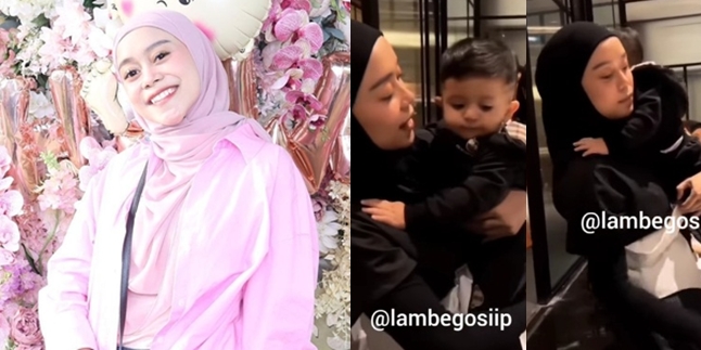 First Moment! 11 Photos of Lesti Holding and Hugging Baby Syaki - Nadya Mustika's Expression and Attitude Highlighted