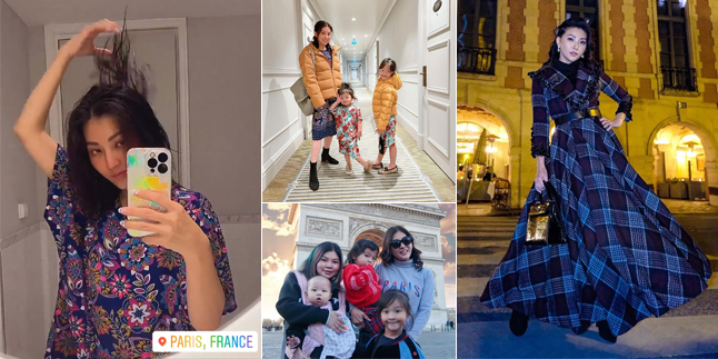 Boldly Wearing a Dress to a Luxurious Gown, Check Out Sarwendah's 9 Styles While Vacationing and Working in Paris