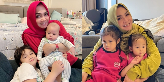 Grandma Crazy Rich, Peek at 10 Photos of Mama Rieta Babysitting Beloved Grandchild - Not Hesitant to Give Millions of Rupiah Pocket Money to the Loved One