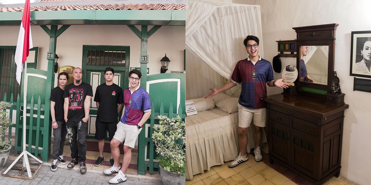 Nyeker When Walking in Surabaya, Here are 8 Photos of El Rumi and Ahmad Dhani Visiting Eyang Buyut Maia Estianty's House - Netizens: Wrong Costume, Right?