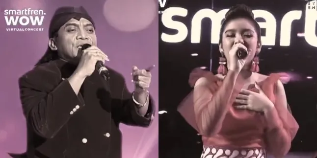 Cure Longing, Smartfren WOW Virtual Concert Presents the Late Didi Kempot During Tiara Andini's Performance