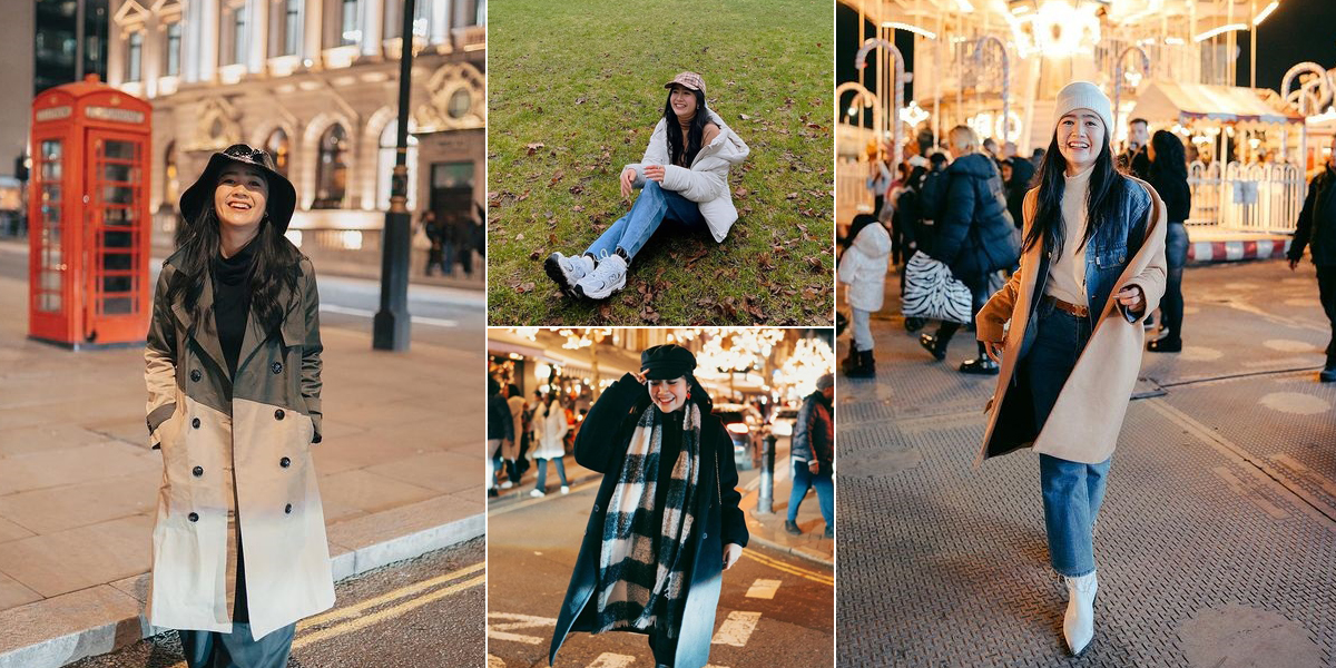 OOTD Febby Rastanty during Vacation in London, Always Beautiful and Fashionable