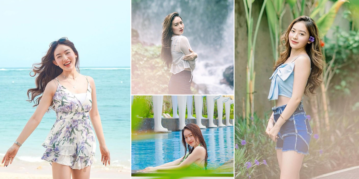 Pakai Crop Top Hingga Baju Transparan, Intip Gaya Hot Natasha Wilona Selama Liburan di Bali.