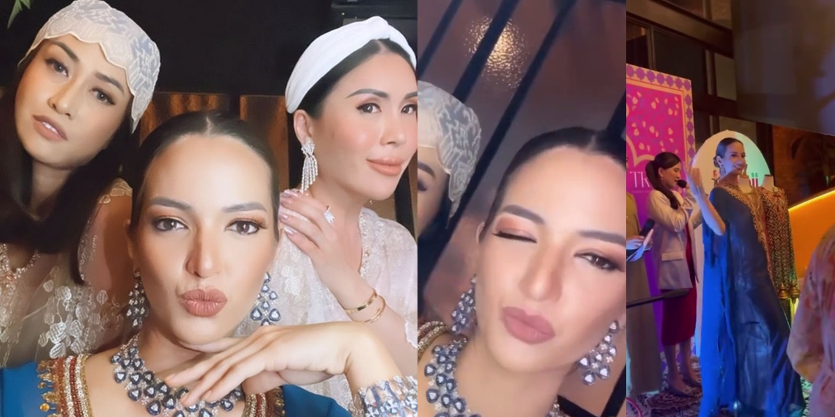 Wearing Kaftan, Nia Ramadhani Looks Beautiful Like a Doll