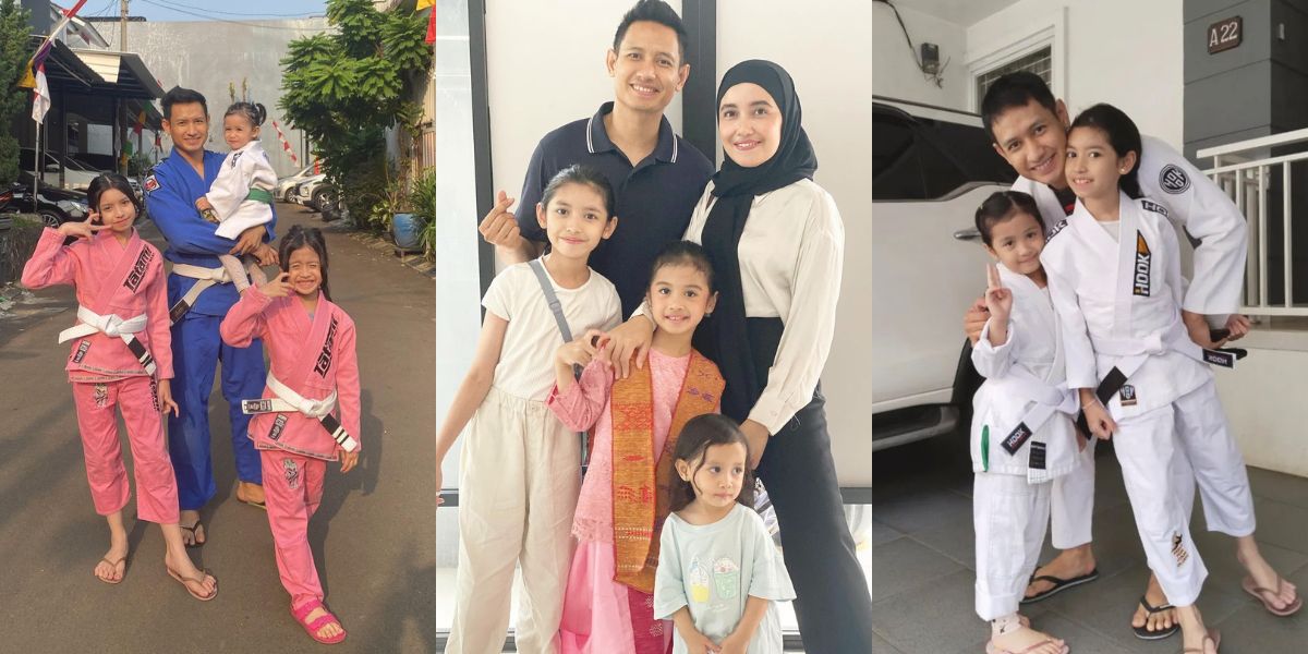 So the Most Handsome, 8 Photos of Lian Firman with His Wife Nancy Agita and Their Three Children