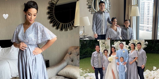 Showcasing Babybump, 8 Photos of Vanessa Lima's Appearance at Jessica Iskandar's Wedding - Beautiful Pregnant Woman Who Steals Attention