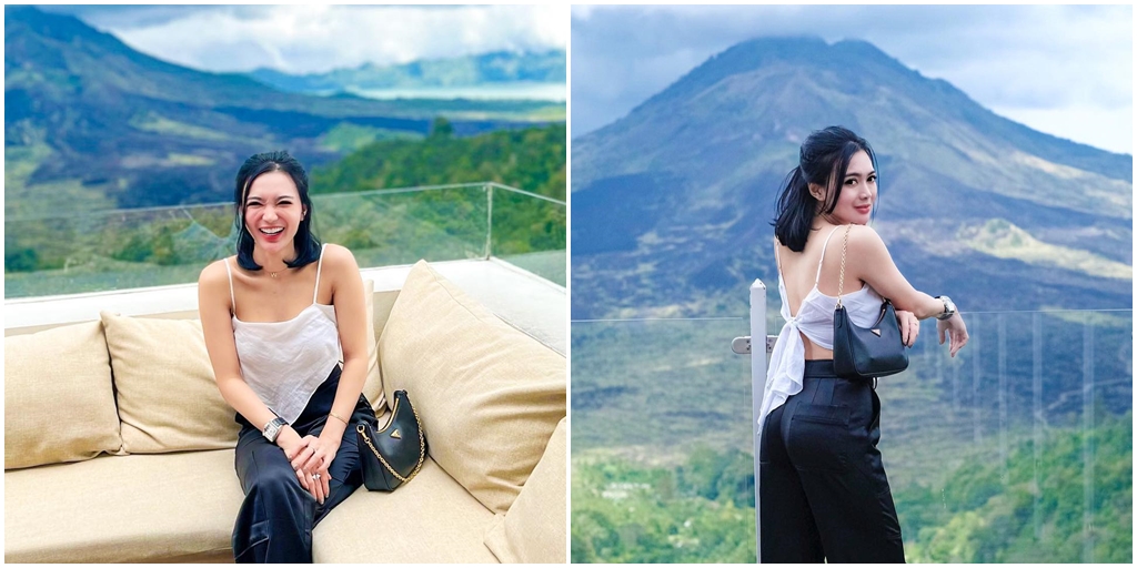 Showing off Body Goals, Peek at Wika Salim's Photos Playing in the Mountains that Caught Netizens' Attention