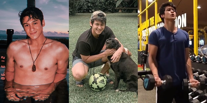 Showing off a Muscular Body, Here are Photos of Antonio Blanco Jr, Star of 'Buku Harian Seorang Istri', Who is Diligent in Sports: Swimming and Gym!