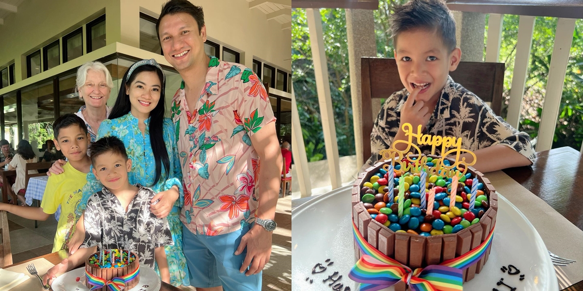 Getting More Handsome, 8 Portraits of Kai's Youngest Son's Birthday Titi Kamal & Christian Sugiono - Celebrated in Thailand