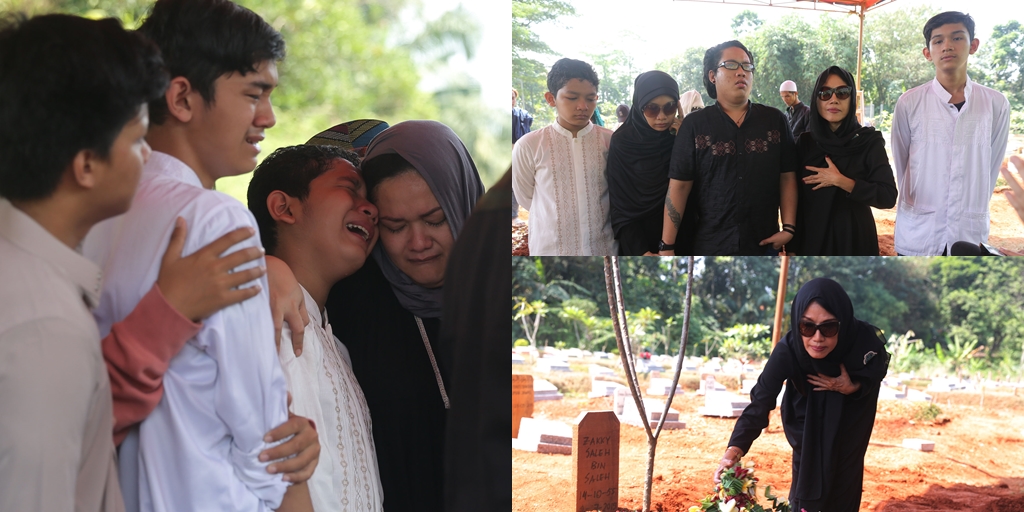 Jacky Zimah's Funeral, Former Husband of Rita Sugiarto Full of Sadness