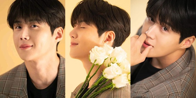 Kim Seon Ho's Photoshoot with Flowers, His Gaze Makes It Hard Not to Fall in Love